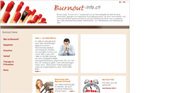 Desktop Screenshot of burnout-info.ch