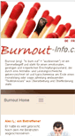 Mobile Screenshot of burnout-info.ch